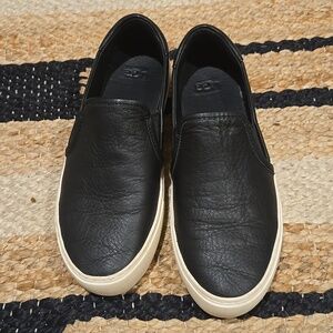 UGG Jass Black Slip-On Sneakers, VGUC, 7.5, Comfort, Platform Sole,